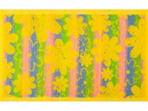 1с105.413ж1 Цветы полевые (желт.радужка2) Полотенце махровое 50х30 см